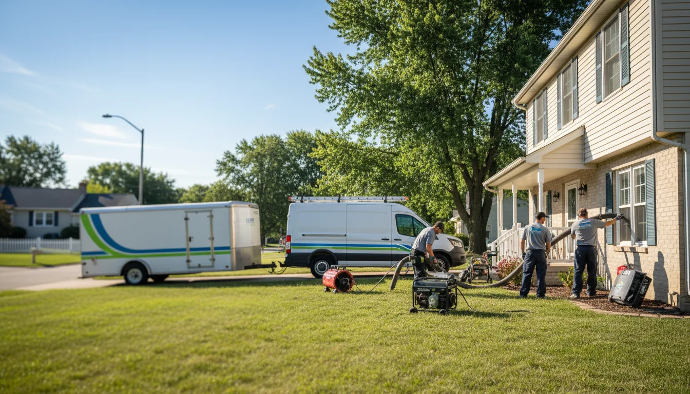 Flooded Basement Restoration And Cleanup With Repair in Packwood, IA near me